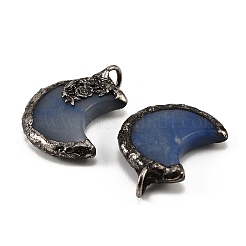 Anhänger aus natürlichem blauem Aventurin (gefärbt und erhitzt)&nbsp;G-H359-05AS-06