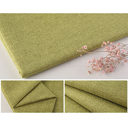 Tissu en lin imitation polyester, Couverture de canapé, Accessoires de vêtement, rectangle, olive, 29~30x19~20x0.09 cm