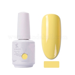 15 мл специального геля для ногтей, для печати штемпелем для ногтей, лак для маникюра стартовый набор, светлый золотарник желтый, Бутылка: 34x80 мм