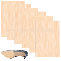 Almohadillas antideslizantes autoadhesivas de silicona para zapatos., Rectángulo, burlywood, 152x100x1.5mm