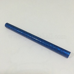Palos de pegamento de plástico de fusión en caliente, utilizar para la pistola de pegamento, azul, 100x7mm