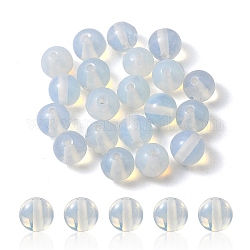 20pcs perles rondes d'opalite, 6mm, Trou: 1mm