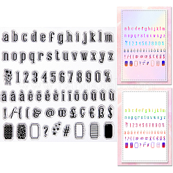 Clear Silicone Stamps, for DIY Scrapbooking, Photo Album Decorative, Cards Making, Number, 139x139x3mm