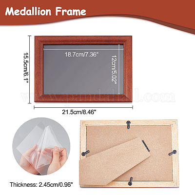Wholesale OLYCRAFT 8.5x6 Inch Pin Display Case Medal Display Frame