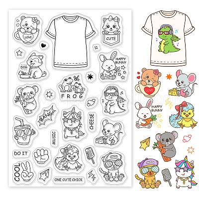 Wholesale PandaHall T-Shirts Stamps for Card Making 