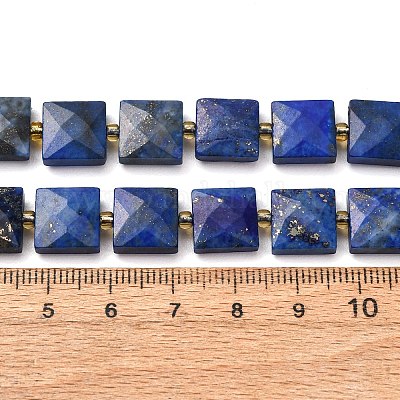 Natürlicher Lapislazuli Perlenstränge&nbsp;G-F839-A34-01-1