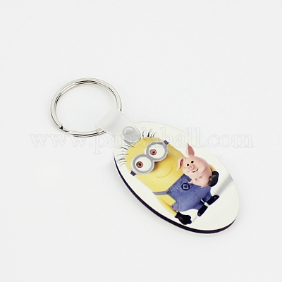 Wholesale Sublimation Double-Sided Blank MDF Keychains 