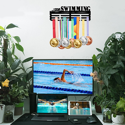 Superdant natation médaille crochet affichage support mural cadre