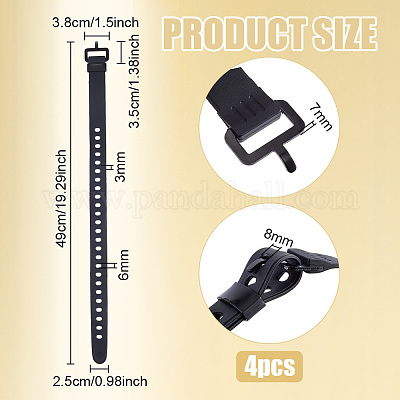 Correas de almacenamiento de goma&nbsp;AJEW-WH0481-190B-1