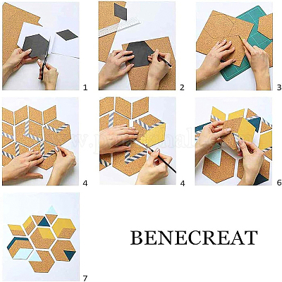 12 feuille de feuilles isolantes en liège&nbsp;DIY-BC0016-21-1