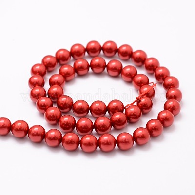 Shell fili di perle perline&nbsp;BSHE-L026-08-8mm-1