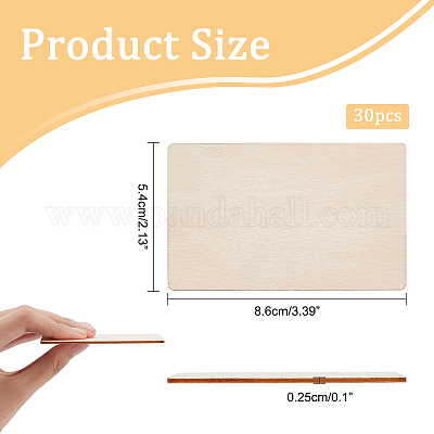 Blank Wooden Business Cards