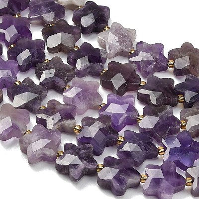 Natürlichen Amethyst Perlen Stränge&nbsp;G-L657-A08-01-1