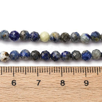 Natürlicher Lapislazuli Perlenstränge&nbsp;LS-G-RM2025-A41-4mm-B-1