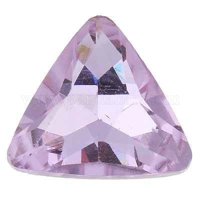 Cabochons en verre de dos avec point avec strass&nbsp;RGLA-A016-23x7mm-M-1