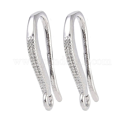 Ganci di orecchini in ottone&nbsp;KK-U008-05P-1