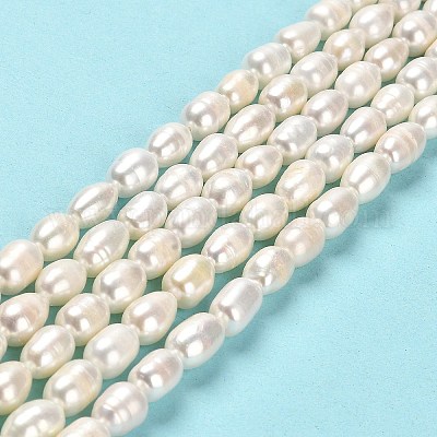 Brins de perles de culture d'eau douce naturelles&nbsp;PEAR-E016-195-1