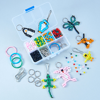 Wholesale SUNNYCLUE 1 Box 1000+ pcs Bead Pets Kit for Kids Toy