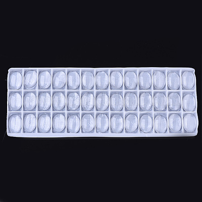 Cabochon in vetro trasparente&nbsp;GGLA-R022-25x35-B-1