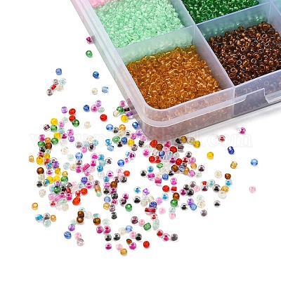 Wholesale 24 Colors 12/0 Glass Seed Beads 