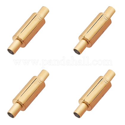 Unicraftale Matte Vacuum Plating 304 Stainless Steel Bayonet Clasps STAS-UN0013-21MG-1