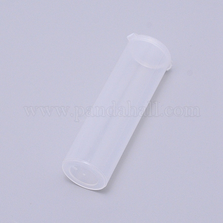 SuperZubehör 15pcs Spalte transparente Kunststoffperlenbehälter mit Deckel 8.8x3.1cm Perlensortierbehälter Box für Schmuckperlen Pillen Kleinteile CON-WH0074-69-1