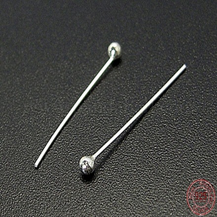 925 Sterling Silver Ball Head Pins STER-A028-5-1