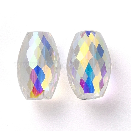 Glass Rhinestone Beads RGLA-H108-07A-001AB-1
