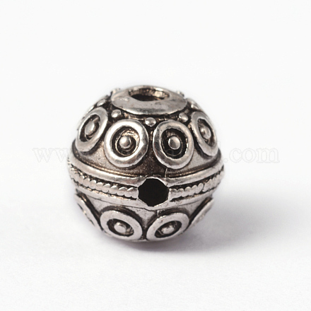 Alliage de style tibétain 3 trou perles gourou TIBEB-YC65940-AS-1