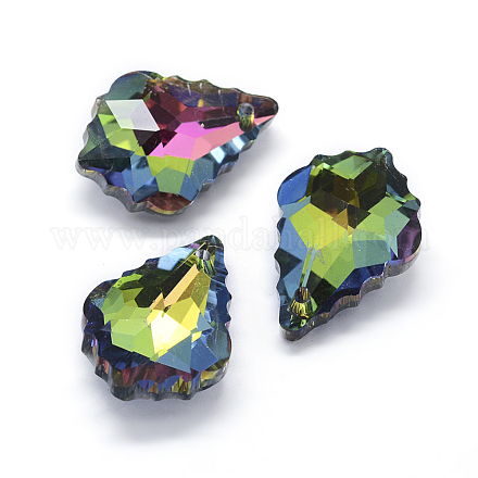Faceted Glass Pendants X-GLAA-F068-A02-1