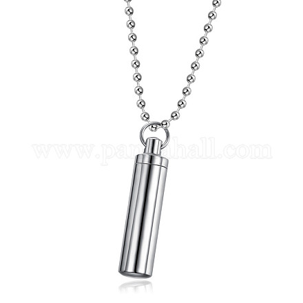 Colgantes de botella de perfume de acero inoxidable quirúrgico 316l BOTT-PW0001-004A-P-1