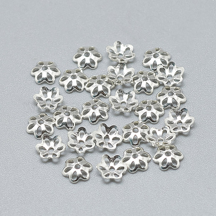 925 Sterling Silver Bead Caps STER-T002-272S-1