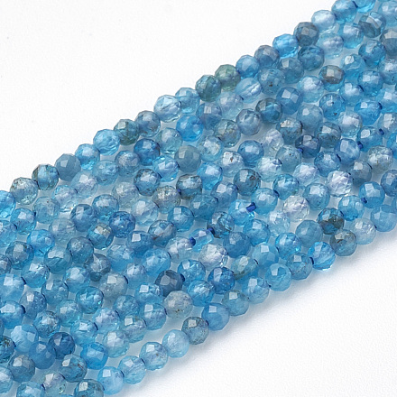 Chapelets de perles en apatite naturelle G-T064-17-2mm-1