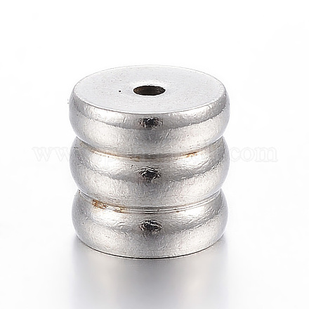 304 perle scanalate in acciaio inossidabile STAS-E425-019P-1