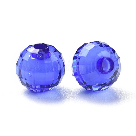 Perles en acrylique transparente TACR-S086-10mm-12-1