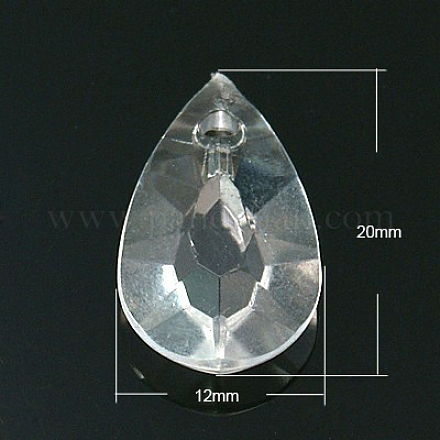 Transparent Acrylic Pendants TACR-517-01-1
