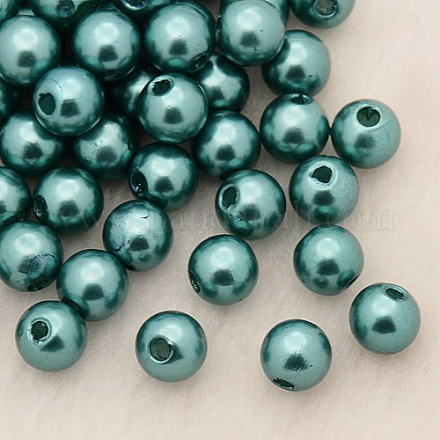 Imitation Pearl Acrylic Beads PL608-24-1