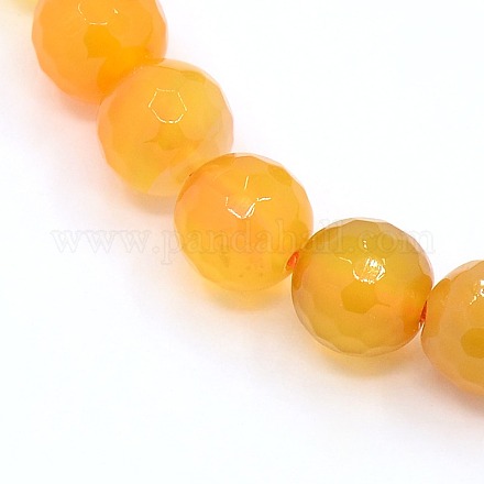 Natural Agate Round Beads Strands G-L108-8mm-09-1