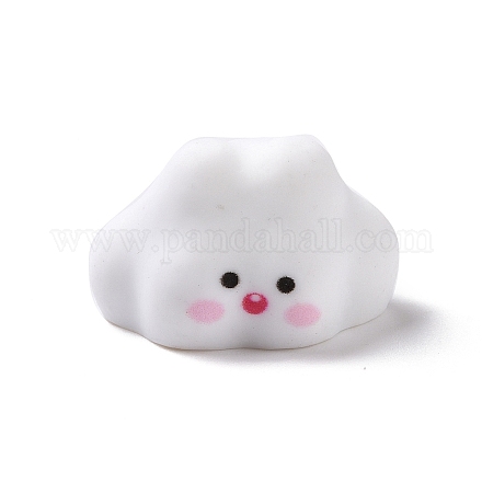 Cute Opaque Resin Cabochons RESI-L037-02H-1