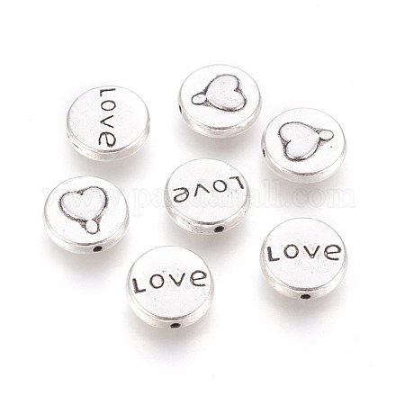 Valentines idées cadeaux pour ses perles en argent tibétain LF8937Y-NF-1