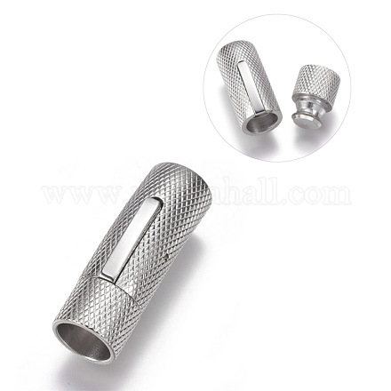 304 Stainless Steel Bayonet Clasps STAS-A035B-8P-1