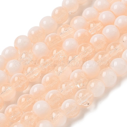 Стеклянные бусины кракле X1-GLAA-U001-6mm-05-1