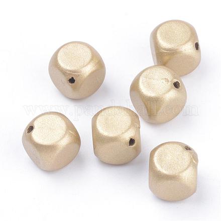 Matte Style Spray Painted Acrylic Beads ACRP-S667-30-1