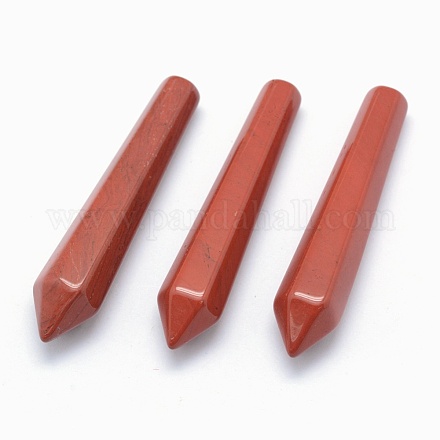 Perline di diaspro rosso naturale G-E490-E02-1