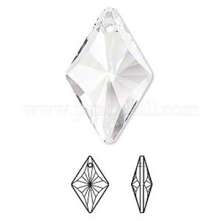 Diamantes de imitación de cristal austriaco 6320-14mm-001(U)-1