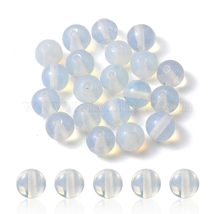 20Pcs Opalite Round Beads G-YW0001-27B-1