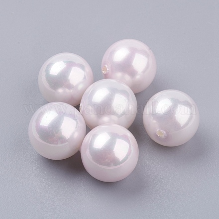 Perla de concha perlas medio perforadas BSHE-G016-14mm-10-1