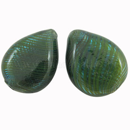 Handmade Blown Glass Beads BLOW-X006-3-1