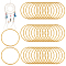 Iron Linking Ring, Golden, 75x3mm, Inner Diameter: 69mm