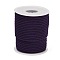 Nylon Threads, Milan Cords/Twisted Cords, Indigo, 3mm, about 21.87 yards(20m)/roll